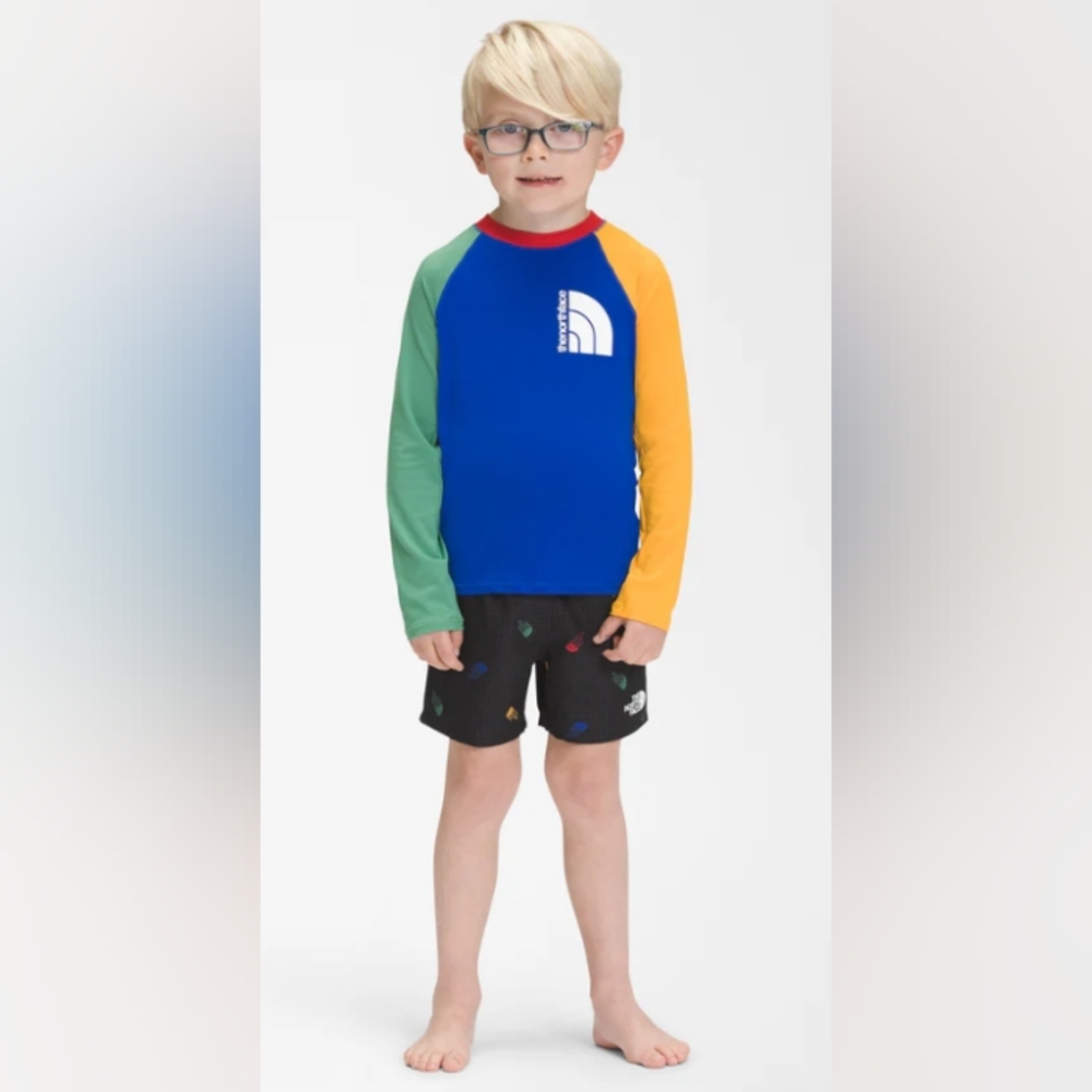 Colorful Kids Swim Shirt by The North Face Size 4 NWOT